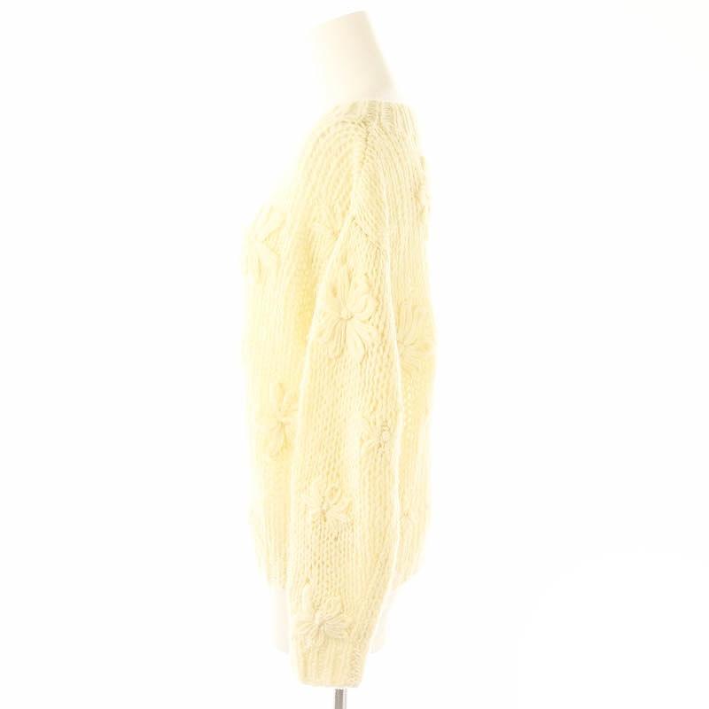 ＭIRSTORES/ミストアズ FLOWERS SWEATER/フラワーセーター ミストアズ MIRSTORES FLOWERS SWEATER ニット セーター 長袖