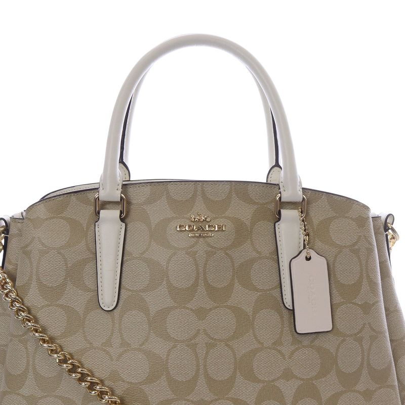 コーチ COACH シグネチャー 2WAY ハンドバッグ ショルダーバッグ べ 