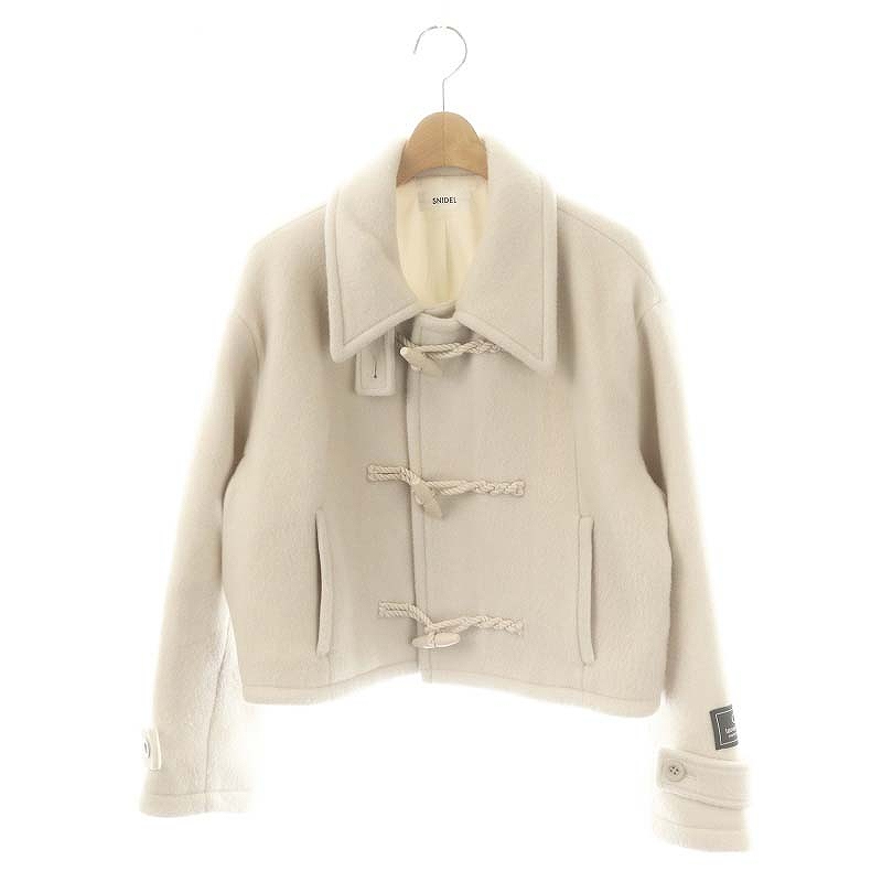 snidel スナイデル 24AW ウールシャギーショートダッフルコート スナイデル SNIDEL 24AW ウールシャギーショートダッフル コート