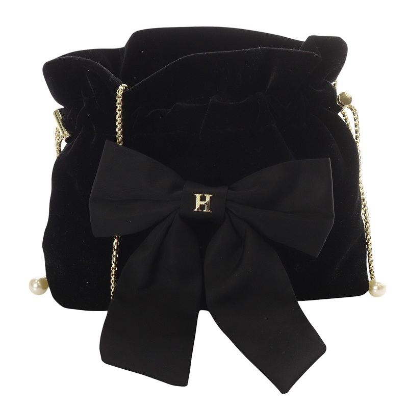 ハーリップトゥ Herlipto ノベルティ velour mini bag ショルダー