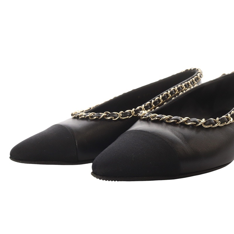 シャネル CHANEL パンプス バレエシューズ ポインテッドトゥ シャネル CHANEL パンプス バレエシューズ ポインテッドトゥ