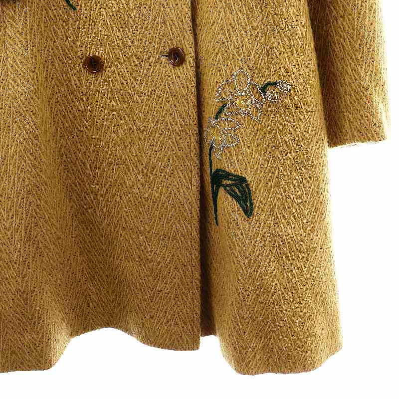 MUVEIL フラワー刺繍コート 2022AW | KOKO MUVEIL フラワー刺繍コート