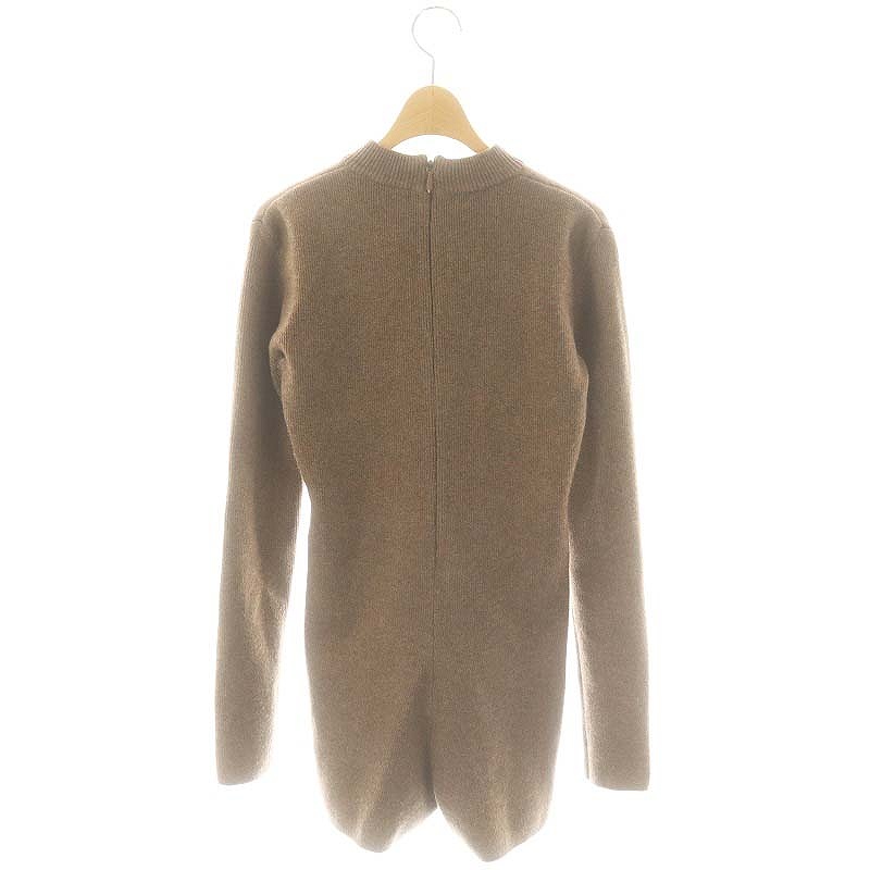 クラネ CLANE 23AW リブニットオールインワン ショートパンツ