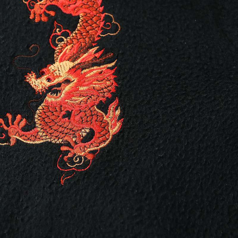 ヴィヴィアンタム VIVIENNE TAM ドラゴン刺繍 フリースジャケット