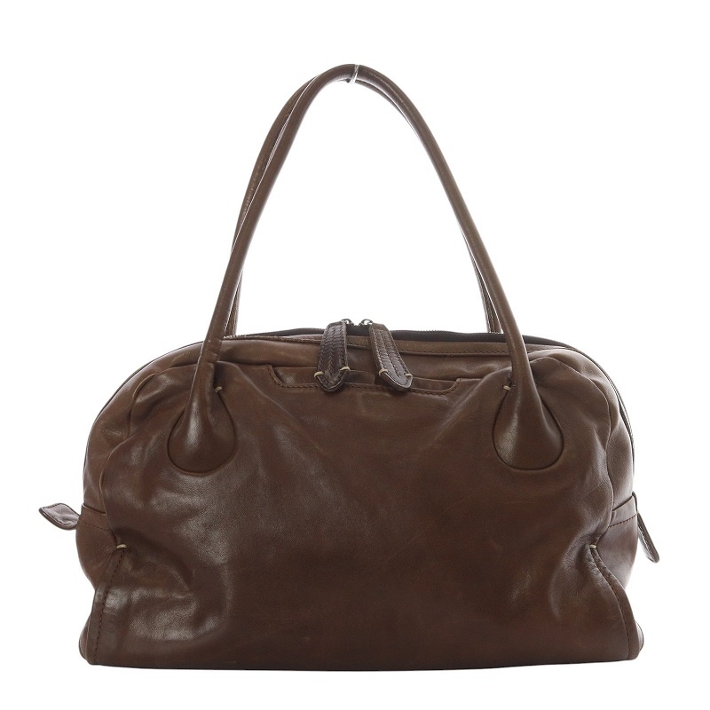 ゲンテン genten ボストンバッグ ハンドバッグ レザー インナーバッグ  