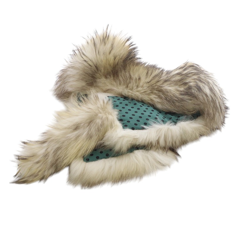 ベア ユク ムイ Bea Yuk Mui ラクーンファー ストール マフラー ティ