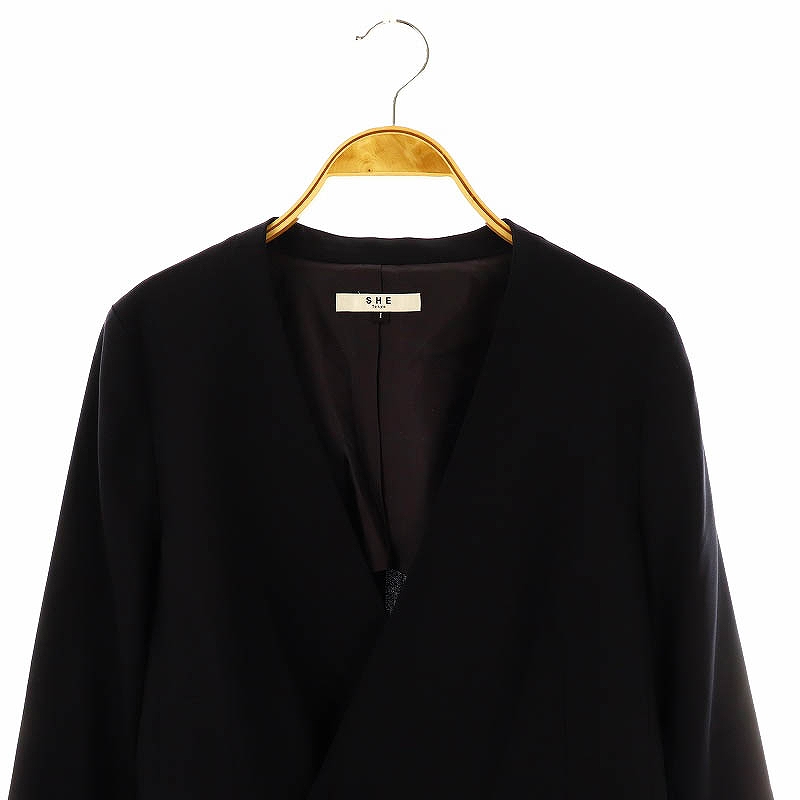 未使用品 シートーキョー SHE Tokyo Billie ノーカラージャケット