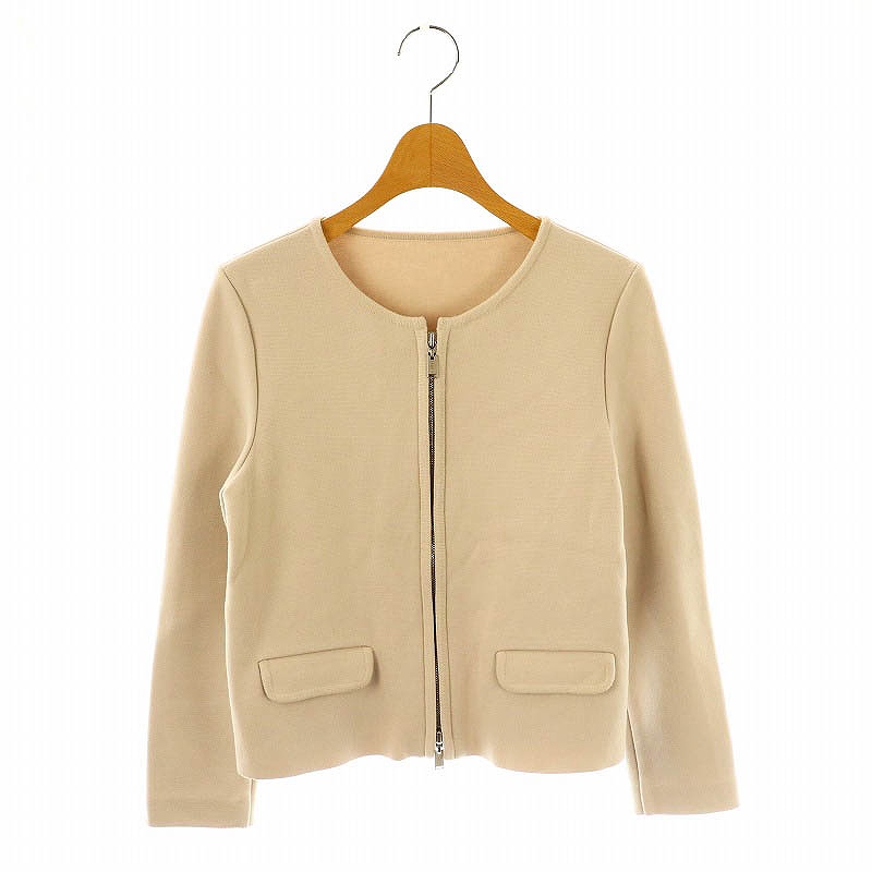 フォクシー アーバンスタンダード ニットジャケット ライトブラウン サイズ38 フォクシー アーバンスタンダード ニットジャケット ライト