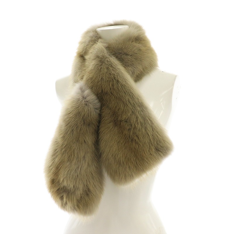 フォクシー フォクシー FOXEY 茶系 ロシアンセーブル ファー ストール