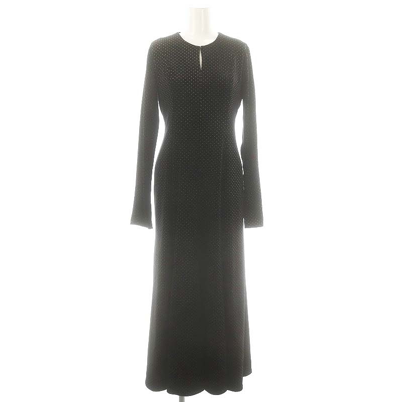 クラネ CLANE VELOUR GLITTER ONEPIECE ワンピース ベロア ドット 水玉