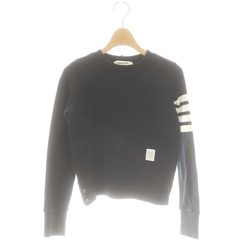 トムブラウン THOM BROWNE ネイビーループバックジャージー トムブラウン THOM BROWNE ネイビーループバックジャージー