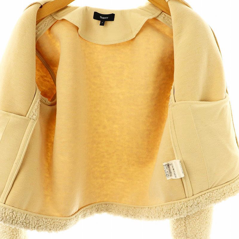 セオリー Theory 23AW Jersey Fleece Easy Fleece Zip ブルゾン ボア 
