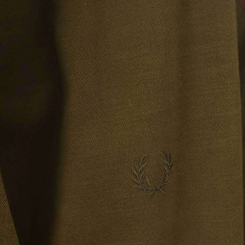 フレッドペリー FRED PERRY ライナー付き モッズコート フェイクファー UK10 カーキ /MI ■OS レディース