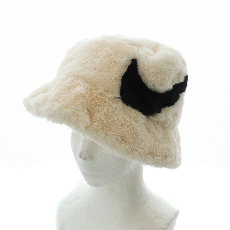 ナイキ NIKE U NK APEX BUCKET FAUX FUR SWSH GUAVA 帽子 バケットハット S ICE/BLACK FV6417-838 /RI ■OS レディース