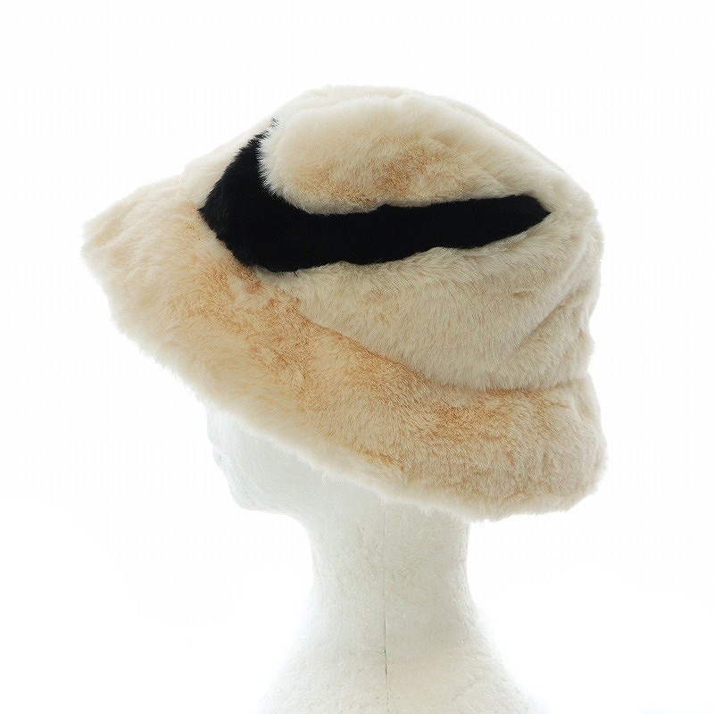 ナイキ NIKE U NK APEX BUCKET FAUX FUR SWSH GUAVA 帽子 バケットハット S ICE/BLACK FV6417-838 /RI ■OS レディース