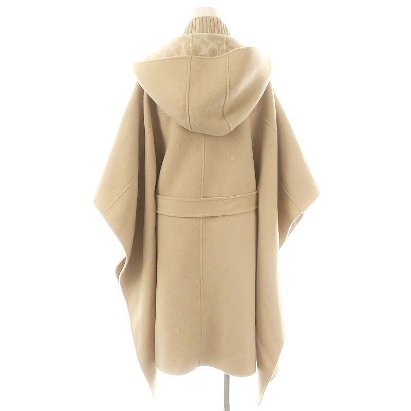 コーチ COACH クラシックダブルフェイスケープ アウター フード M/L