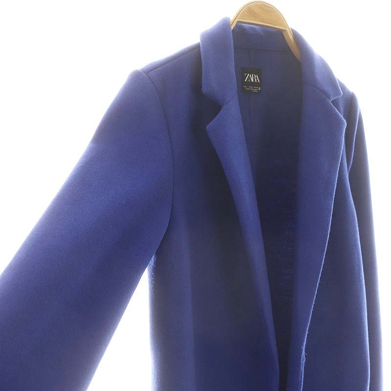 ZARA 青みがかった紫色 チェスターコート - メルカリ