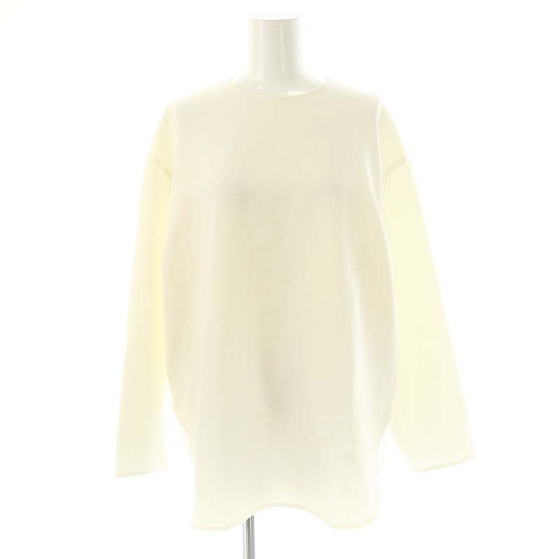 ヨリ yori 22AW ダブルクロスTeeブラウス 長袖 F 白 ホワイト /AT ■OS レディース ヨリ yori 22AW ダブルクロスTeeブラウス 長袖 F 白 ホワイト