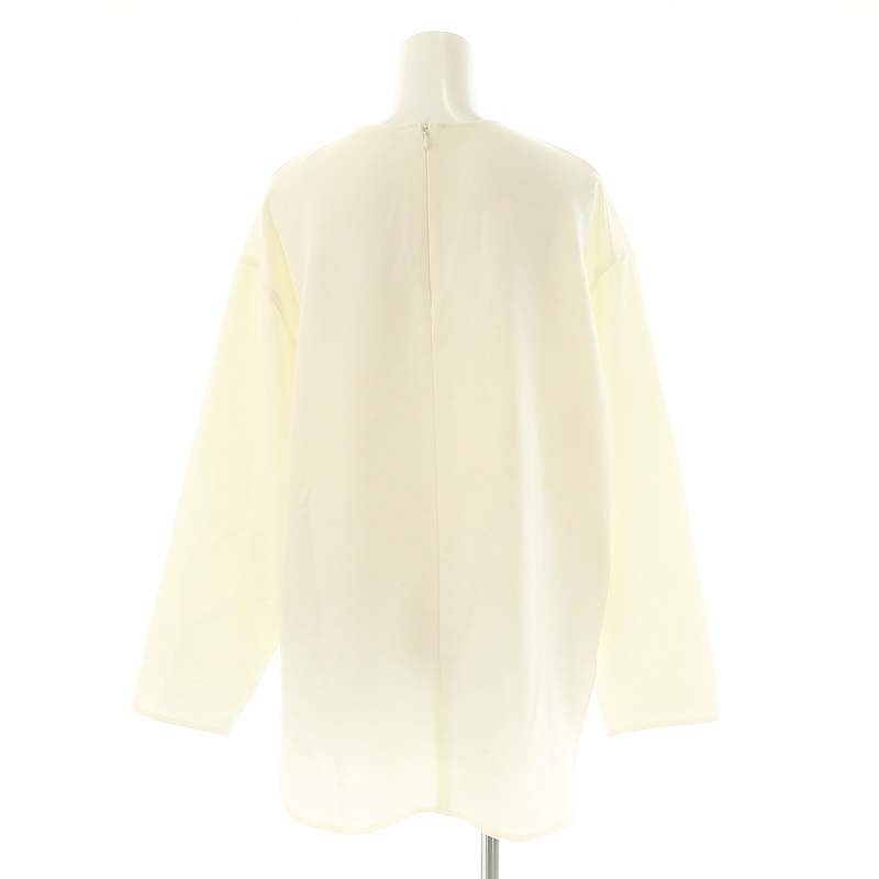 ヨリ yori 22AW ダブルクロスTeeブラウス 長袖 F 白 ホワイト /AT ■OS レディース ヨリ yori 22AW ダブルクロスTeeブラウス 長袖 F 白 ホワイト