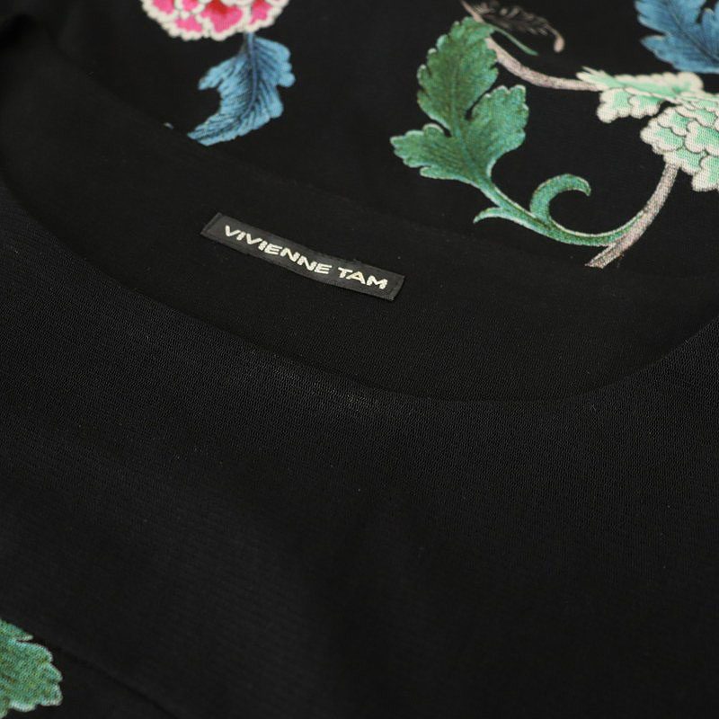 ヴィヴィアンタム VIVIENNE TAM フラワープリントワンピース