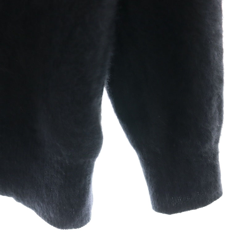 バビロン BABYLONE 23AW FOXカシミヤニットプルオーバー セーター F 黒