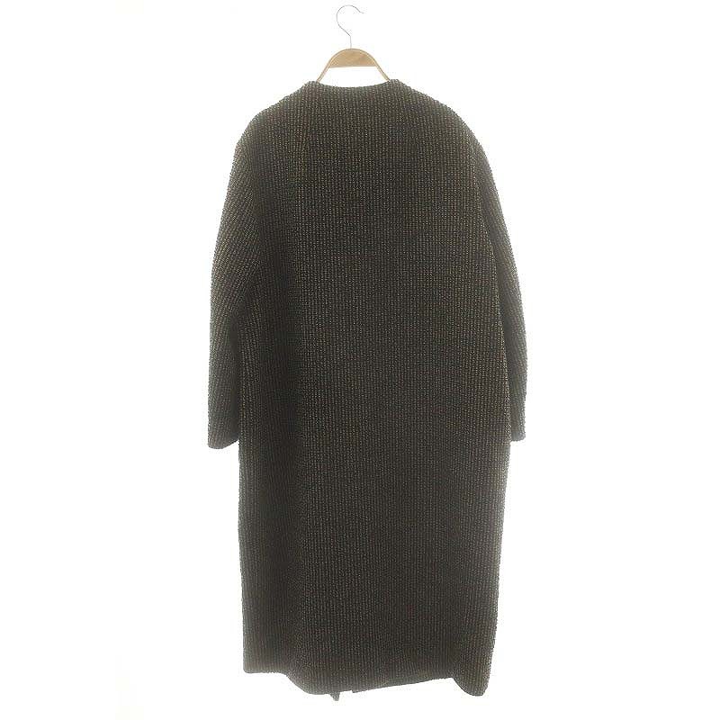 IENA リングツイード ボトルネックコート