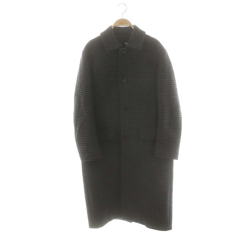 ATON AIR DOUBLE MELTON ステンカラーコート