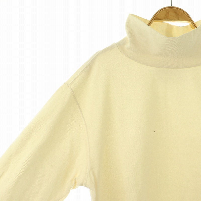 新品2022マーガレットハウエル オーガニックコットンハイネックカットソー マーガレットハウエル MHL. HIGH TWISTED COTTON JERSEY カットソー