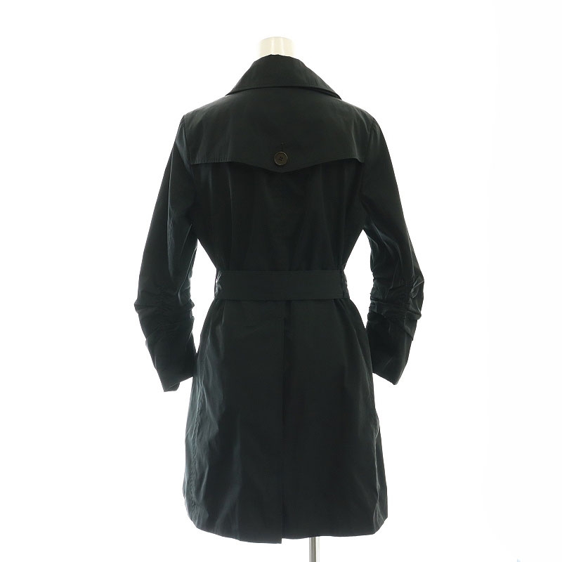 theory 黒 トレンチコート セオリー Theory トレンチコート ミドル丈 2