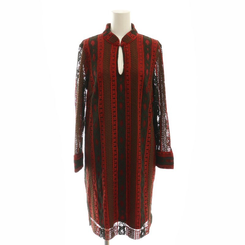 VIVIENNE TAM ワンピース 赤 SHIRT ワンピース｜VIVIENNE TAM