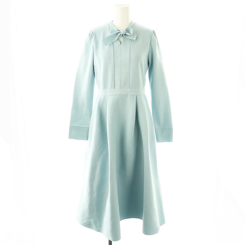 セルフォード CELFORD 23AW ボウタイニットワンピース ロング 長袖 38