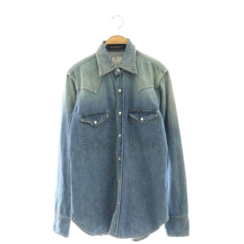 マディソンブルー MADISONBLUE WESTERN SHIRTSデニムウエスタンシャツ 