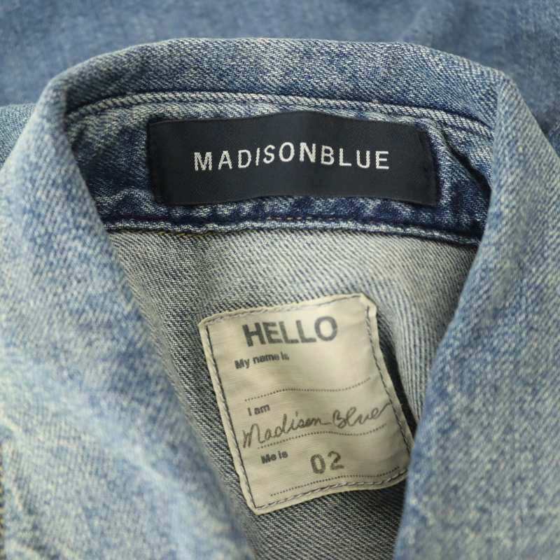 マディソンブルー MADISONBLUE WESTERN SHIRTSデニムウエスタンシャツ 