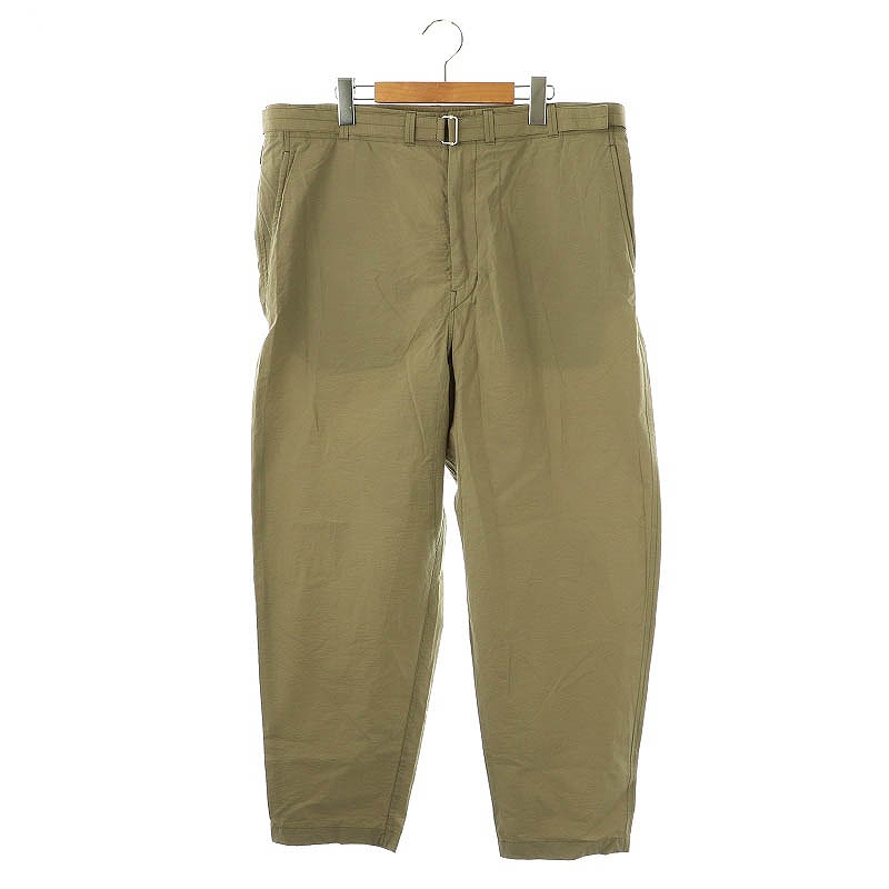 ルメール LEMAIRE CHINO PANTS BELTED CARROT PANTS チノパンツ