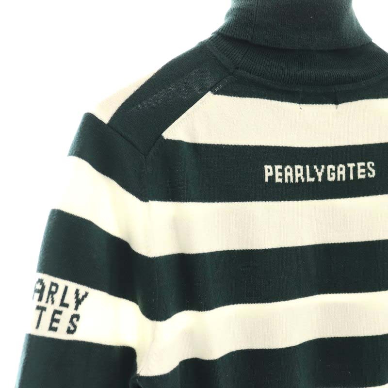 美品　パーリーゲイツニット　サイズ4 PEARLYGATES パーリーゲイツ 4 タートルネック セーター