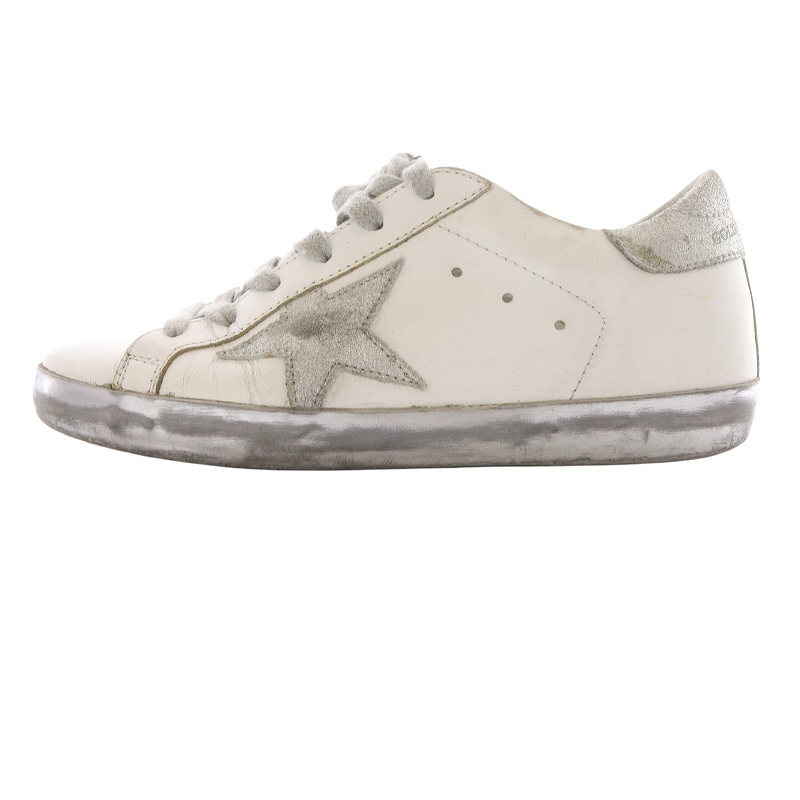 ゴールデングース GOLDEN GOOSE SUPER STAR USED加工 スニーカー 35 白