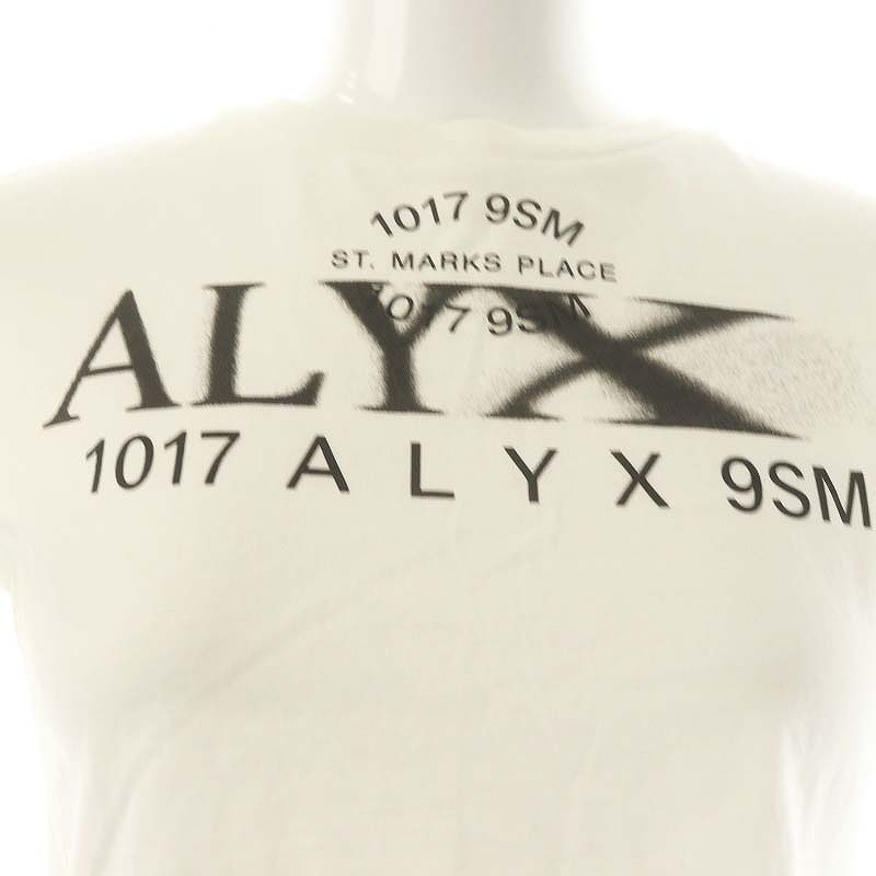 ALYX Tシャツ・カットソー レディース アリクス 中古　古着 アリクス ALYX クロップド Tシャツ カットソー 半袖 XS 白 ホワイト