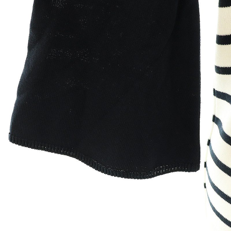 ボーダーズアットバルコニー FLARE SLEEVE TOP ニット ボーダーズアットバルコニー フレアスリーブトップニット