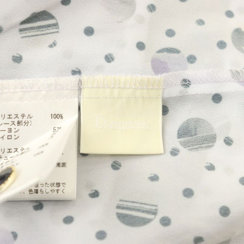 タグ付 23SS♡グレースコンチネンタル グラデーションドットワンピース 38 グラデーションドットワンピース / GRACE CONTINENTAL | GRACE
