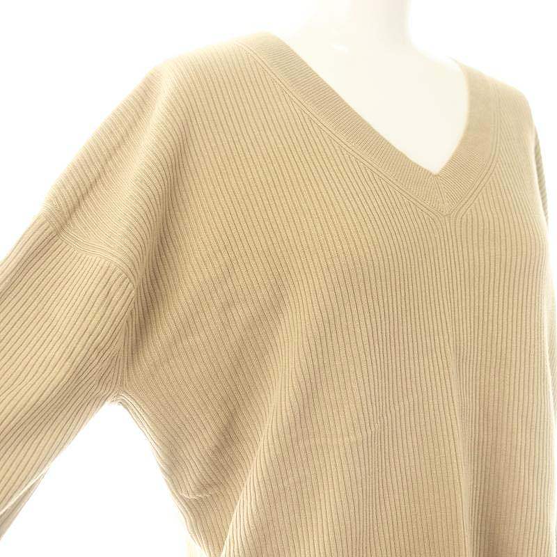 セオリー Theory STAPLE COTTON V NECK RIB CUFF PO トップス