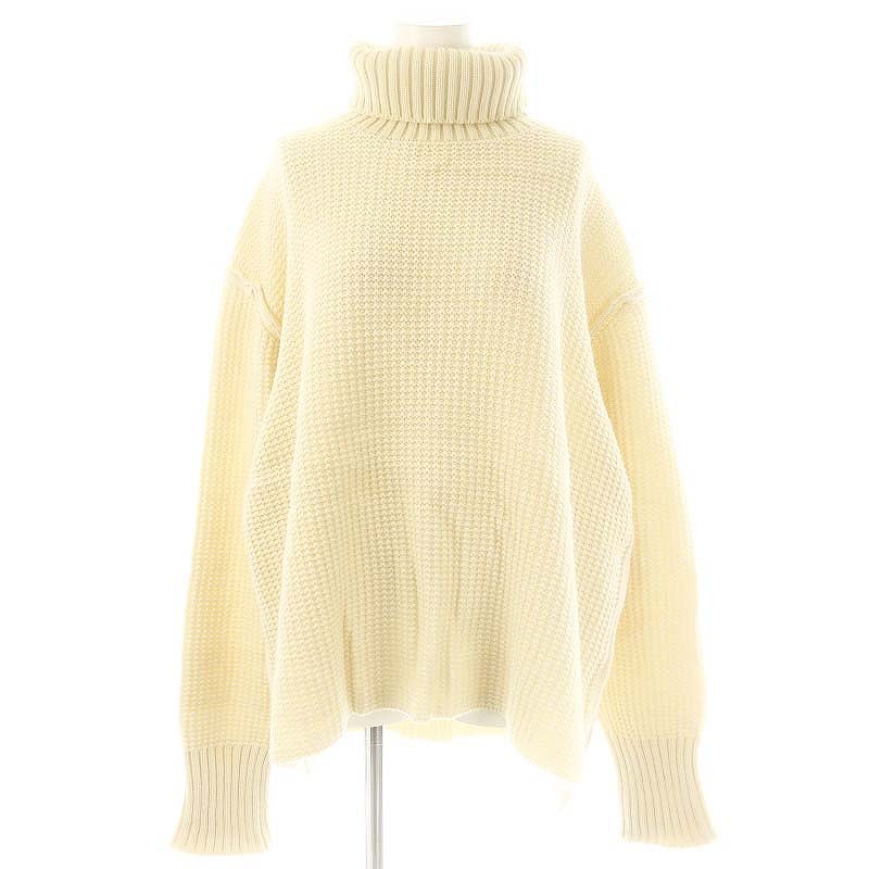 サヴィー salvy; OVERSIZED TURTLE NECK SWEATER ニット セーター タートルネック 2 アイボリー /DF ■OS レディース サヴィー salvy; OVERSIZED TURTLE NECK SWEATER ニット
