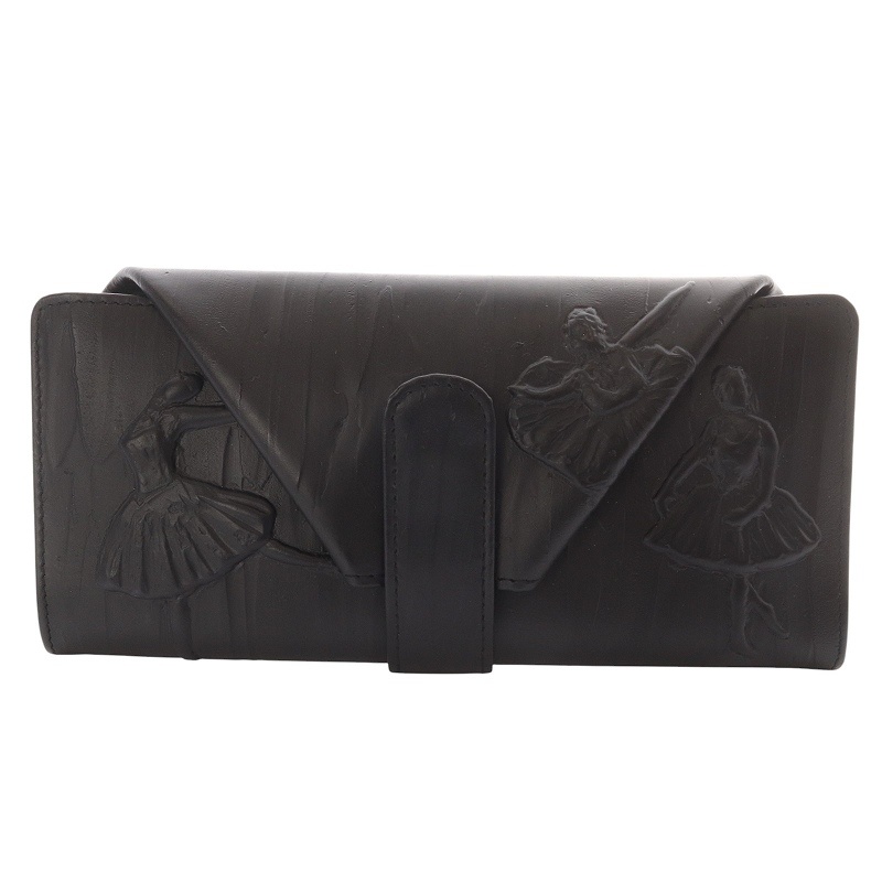 ヒロコハヤシ HIROKO HAYASHI スカラ LA SCALA 長財布 二つ折り カーフ