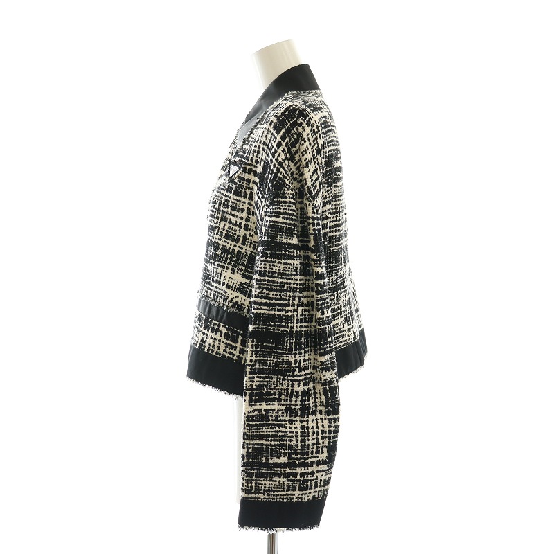 プラダ PRADA セットアップ 上下 22SS P520Mツイードジャケット P163T  