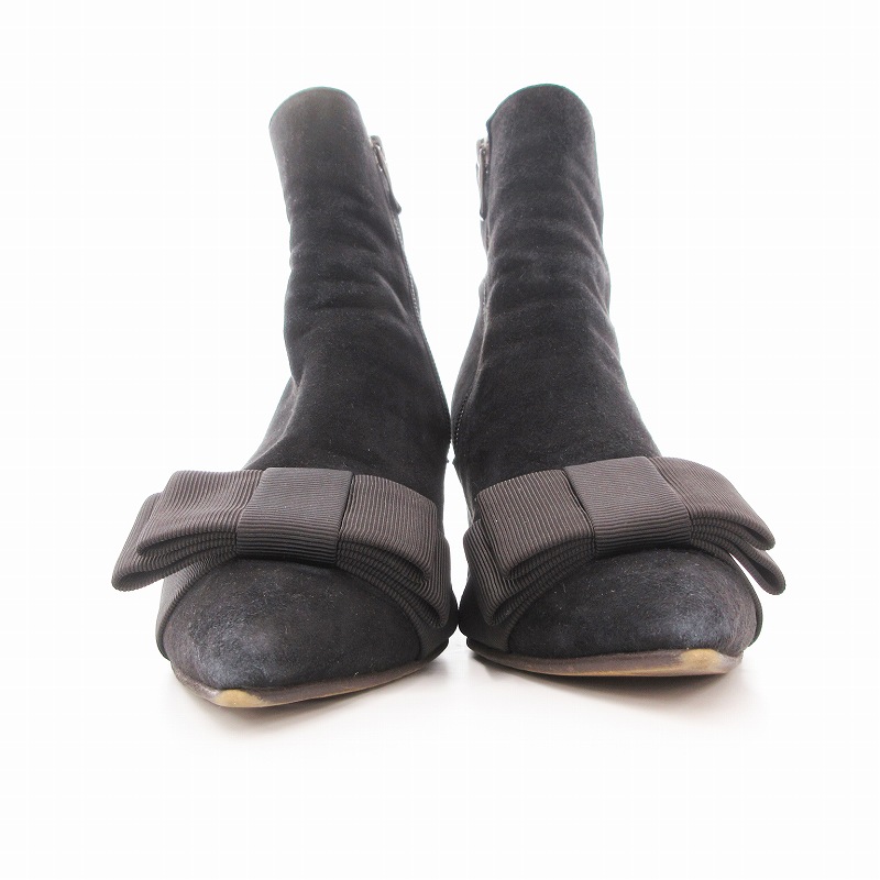 chay collections by DIANA ショートブーツ DIANA ダイアナ chay ビジューショートブーツ ブラック 22 5cm