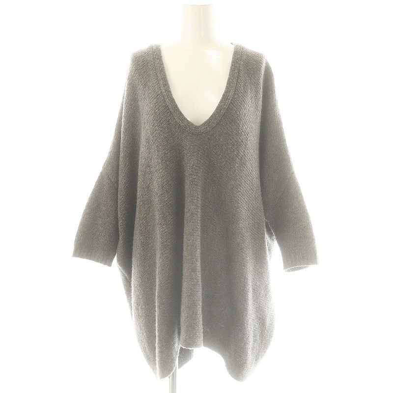 ズッカ zucca ウール ビッグシルエット ニット セーター 七分袖 M 