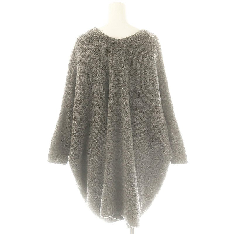 ズッカ zucca ウール ビッグシルエット ニット セーター 七分袖 M 