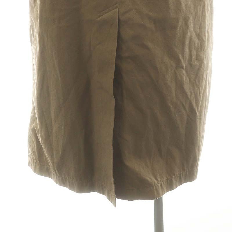 ドゥーズィエムクラス DEUXIEME CLASSE ricceri ワイドコート スプリングコート リボンベルト付き ベージュブラウン /DF ■OS レディース