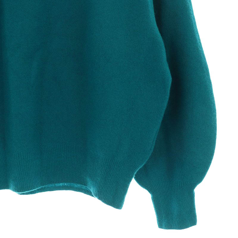 アナイ ANAYI 21AW 紡毛ガーターパフスリーブ プルオーバー ニット