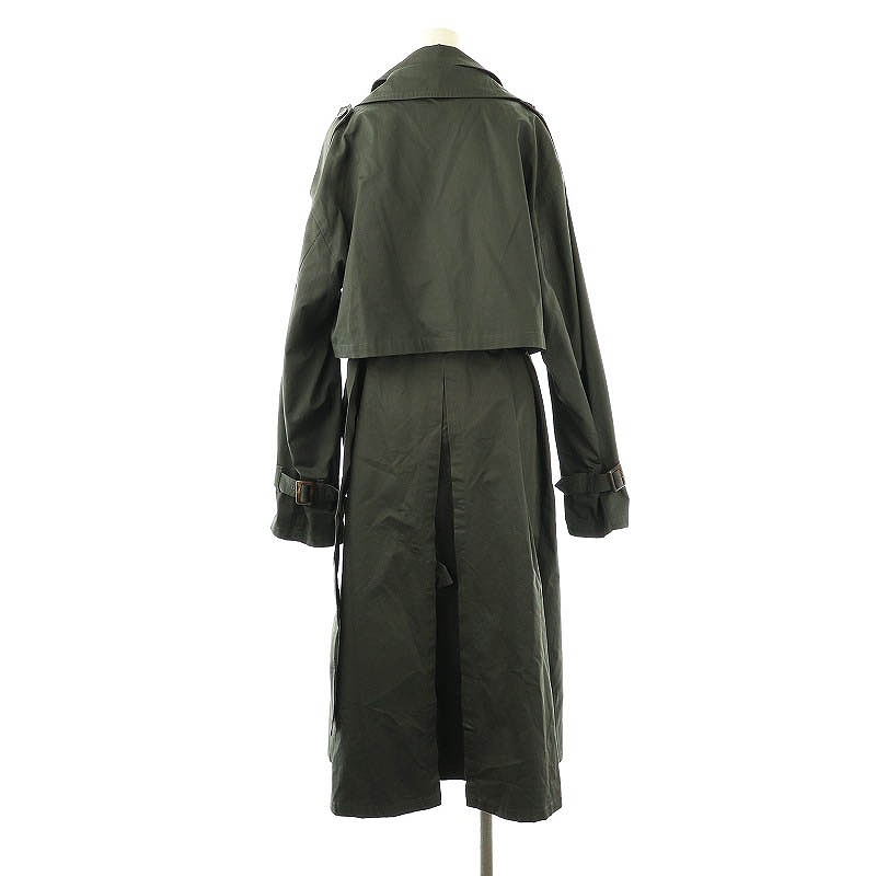 GALLARDAGALANTE オーバートレンチコート ブラック GALLARDAGALANTE