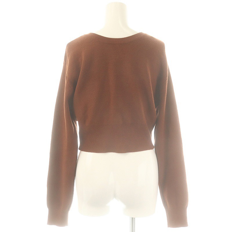 ココディール COCO DEAL クルーネック クロップド丈